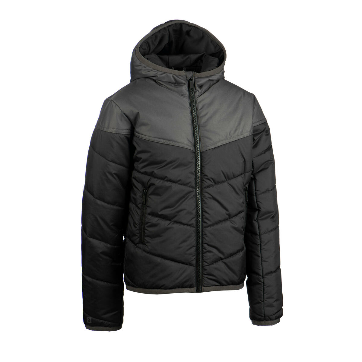 Bild 1 von Jacke Parka Rugby 500 warm Kinder schwarz/grau