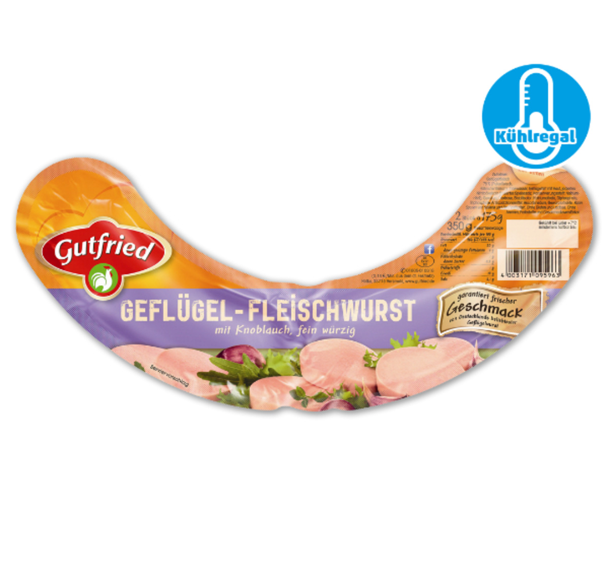 Bild 1 von GUTFRIED Geflügel-Fleischwurst*