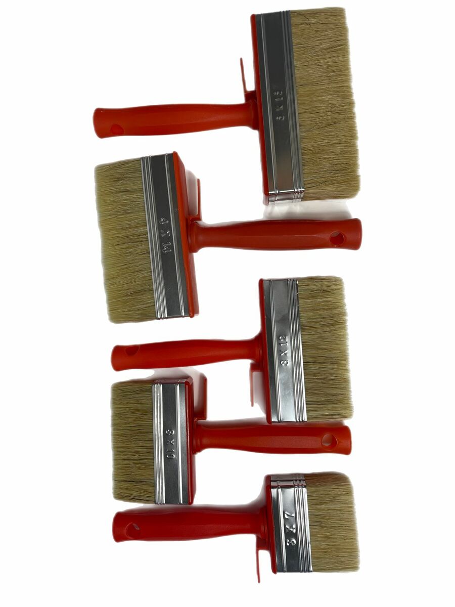 Bild 1 von Vago-Tools Flachpinsel 60 tlg Set Flächenstreicher 7/10/12/14/15 cm je 12 Pinsel