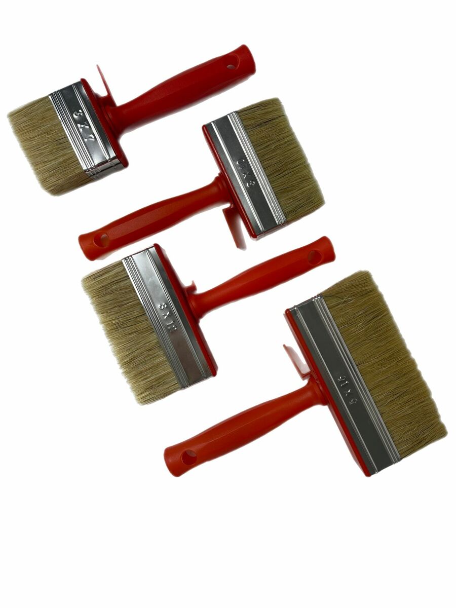 Bild 1 von Vago-Tools Malerpinsel Flachpinsel 12 tlg Set Flächenstreicher 7/10/12/15cm je 3
