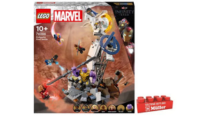 LEGO Marvel 76266 Endgame – Letztes Kräftemessen Set, Avengers Saga-Deko