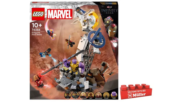 Bild 1 von LEGO Marvel 76266 Endgame – Letztes Kräftemessen Set, Avengers Saga-Deko