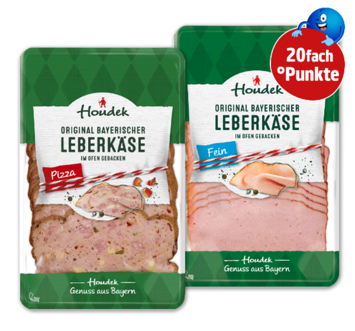 Bild 1 von 20fach °Punkte beim Kauf von Houdek Leberkäse*