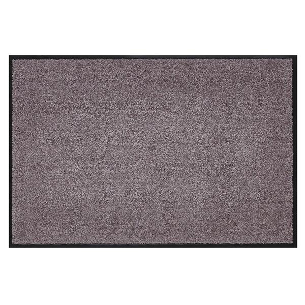 Bild 1 von HOMCOM Fußmatte waschbar Gummiumrandung rutschfest Taupe 90 x 60 x 0,7 cm