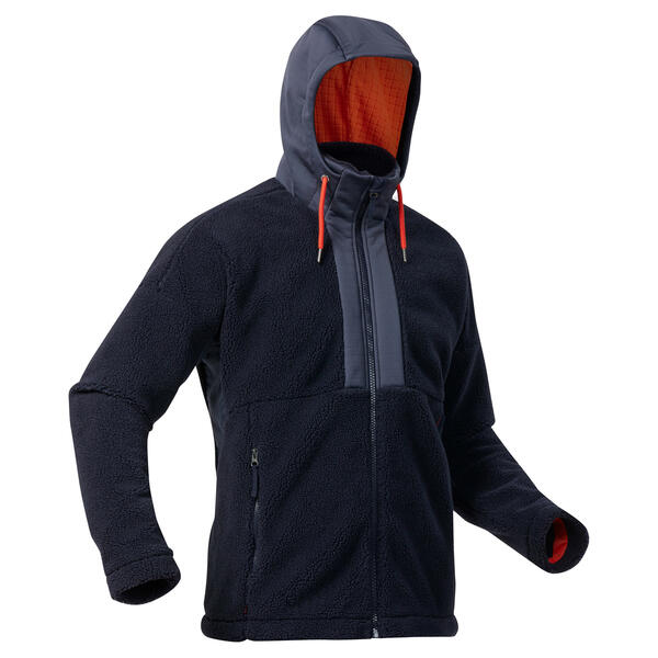 Bild 1 von Fleecejacke Herren warm Winterwandern - SH900 blau