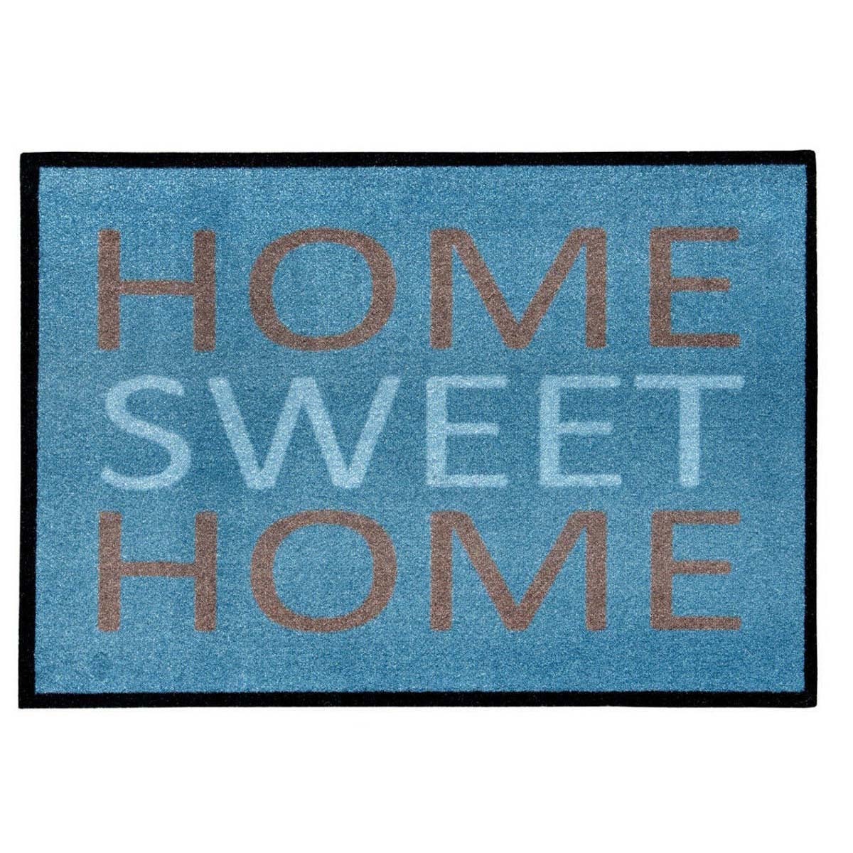 Bild 1 von HOMCOM Fußmatte Home Blau 70 x 50  x 0,5 cm