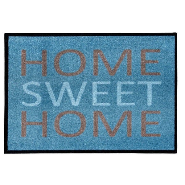 Bild 1 von HOMCOM Fußmatte Home Blau 70 x 50  x 0,5 cm