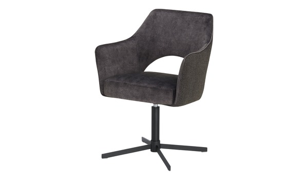 Bild 1 von Armlehnstuhl schwarz Maße (cm): B: 62 H: 85 T: 60 Stühle