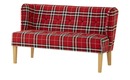 Bild 1 von Twist Küchensofa Webstoff  Astonia rot Maße (cm): B: 160 H: 88 T: 74,5 Bänke