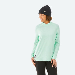 Skiunterwäsche Funktionsshirt Damen - BL 500 Relax Grafik grün