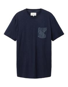 TOM TAILOR - T-Shirt mit aufgesetzter Tasche