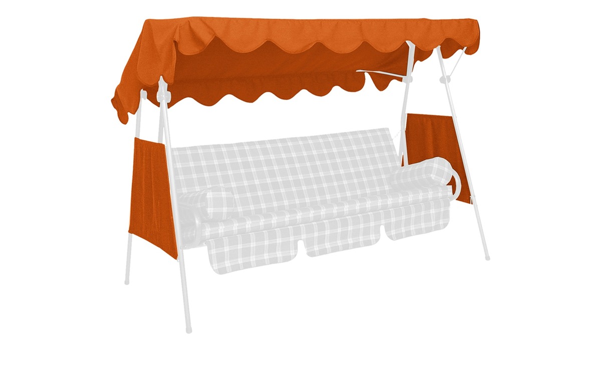 Bild 1 von Angerer Dach & Seiten für Hollywoodschaukel orange Maße (cm): B: 200 T: 120 Garten