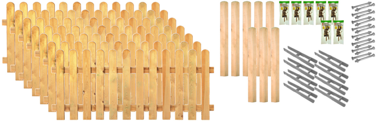 Bild 1 von TETZNER & JENTZSCH - Zaunkomplettset - "LAKELAND 5"