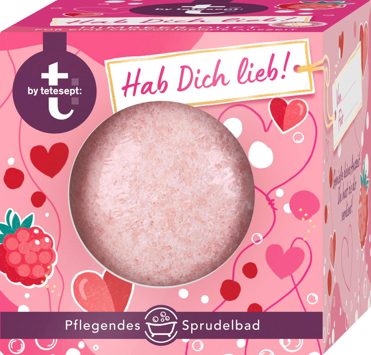 Bild 1 von Badekugel 'Hab dich lieb' 165g