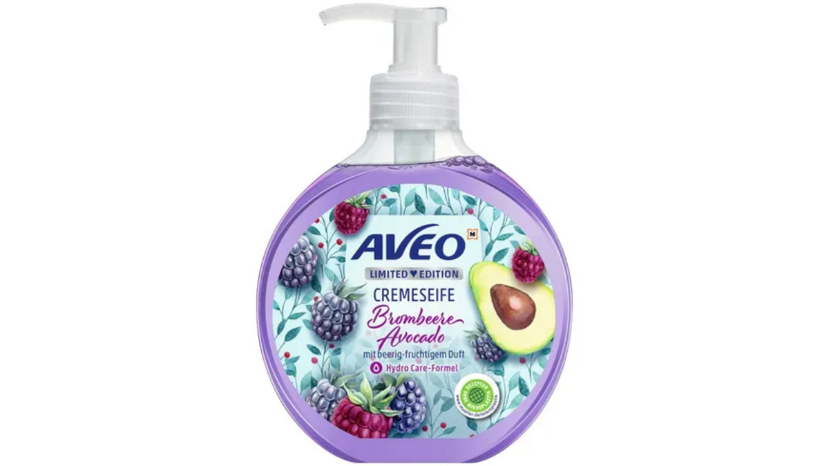 Bild 1 von AVEO Cremeseife Brombeer & Avocado