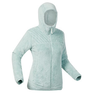 Fleece-Pullover Damen warm Winterwandern - SH500 rosa