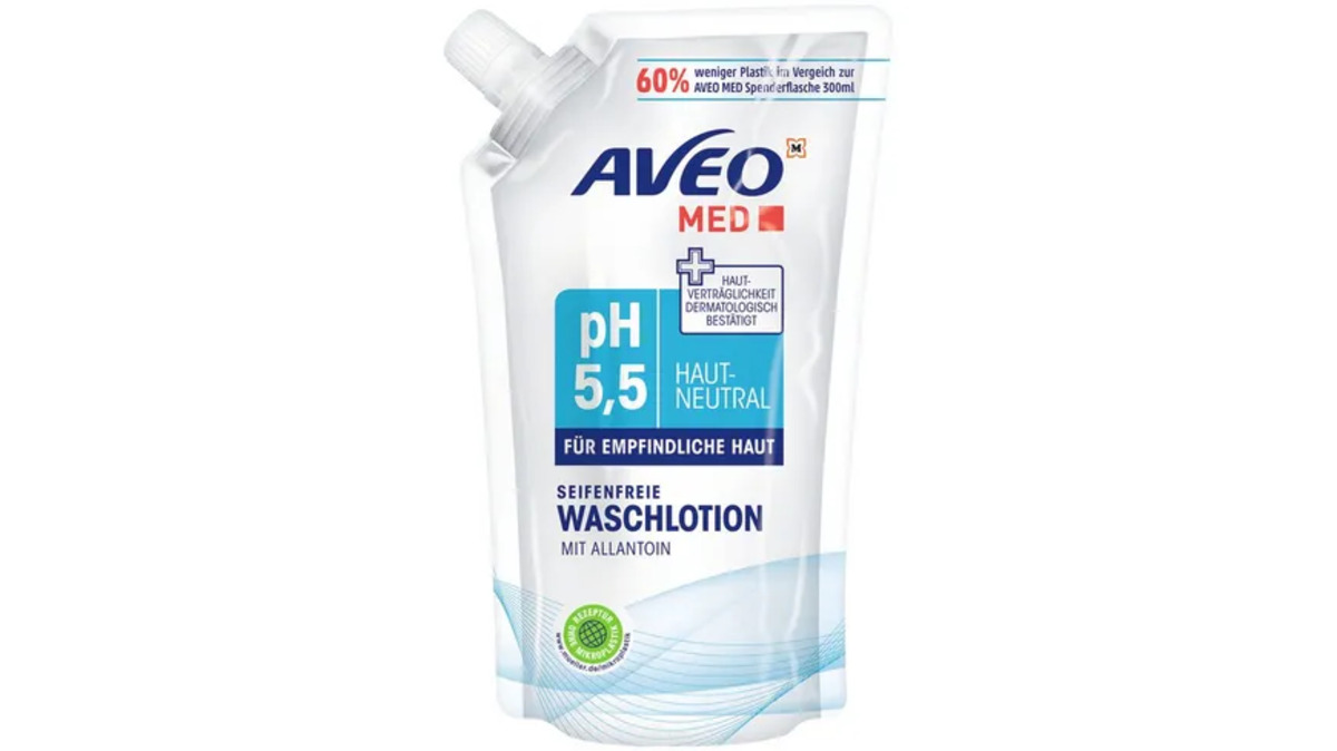 Bild 1 von AVEO MED PH Seifenfreie Waschlotion Nachfüllbeutel