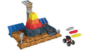 Hot Wheels Monster Trucks Bone Shakers Schrottplatz, 1 Spielzeug-Auto 1:64