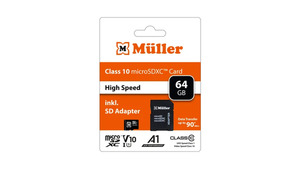 Müller Micro SDXC Card CL10 / 64GB