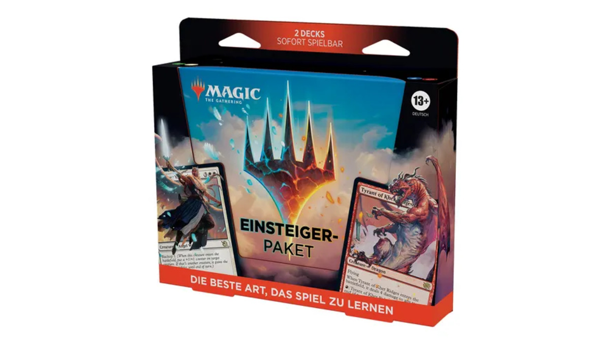Bild 1 von Magic: The Gathering Einsteigerpaket 2023 – Spielen lernen mit 2 spielfertigen Decks + 2 Codes
