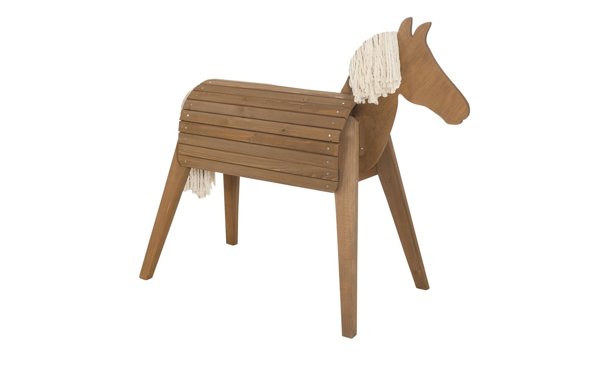 Bild 1 von Roba Outdoorspielpferd holzfarben Maße (cm): B: 153 H: 123 T: 66 Garten