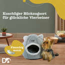 Bild 2 von DEAR DARLING DD-03GRM Luxus Katzenkorb Hundekorb grau Gr. M 36x40cm Haus Höhle