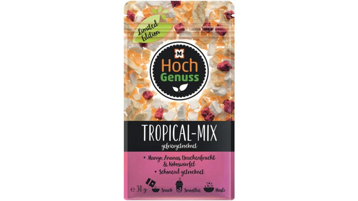 Bild 1 von Hochgenuss Tropical-Mix gefriergetrocknet