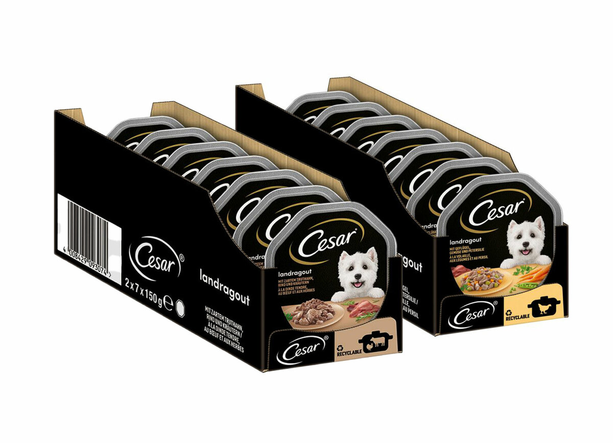 Bild 1 von Cesar Landragout 14x150g Schale 2 verschiedene Sorten
