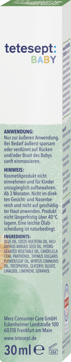 Bild 2 von tetesept Baby Erkältungszeit Balsam