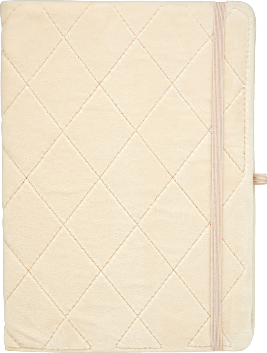 Bild 1 von IDEENWELT Notizbuch A5 Plüsch beige