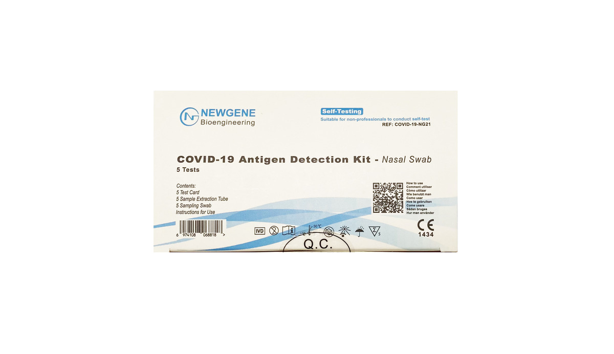 Bild 1 von Newgene NEWGENE ANTIGEN SELBSTTEST 5ER Set