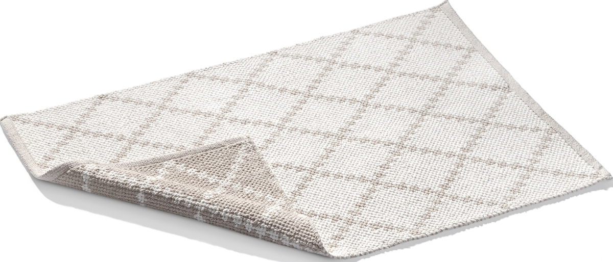 Bild 2 von IDEENWELT Webteppich creme/weiß