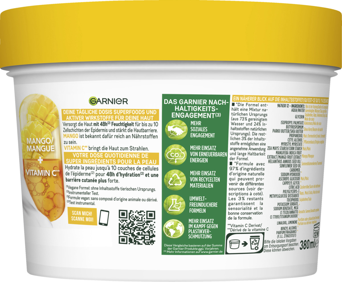 Bild 2 von Garnier Body Superfood Mango Vitamin C Körperpflege