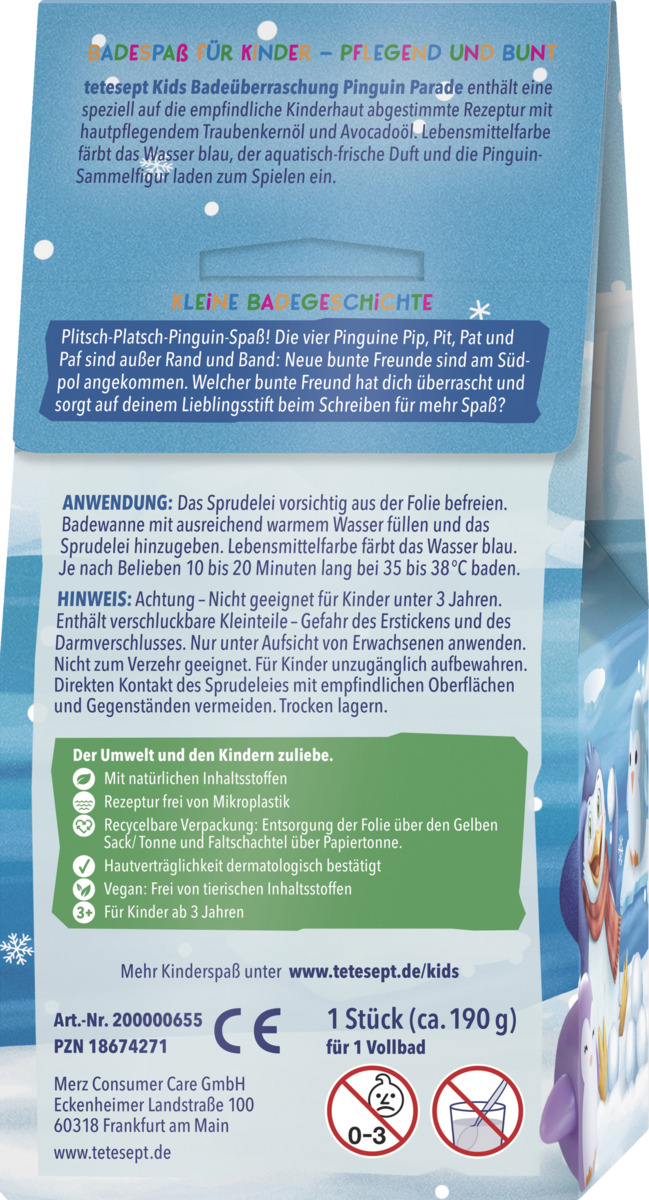 Bild 4 von tetesept Kids Badeüberraschung Pinguin Parade