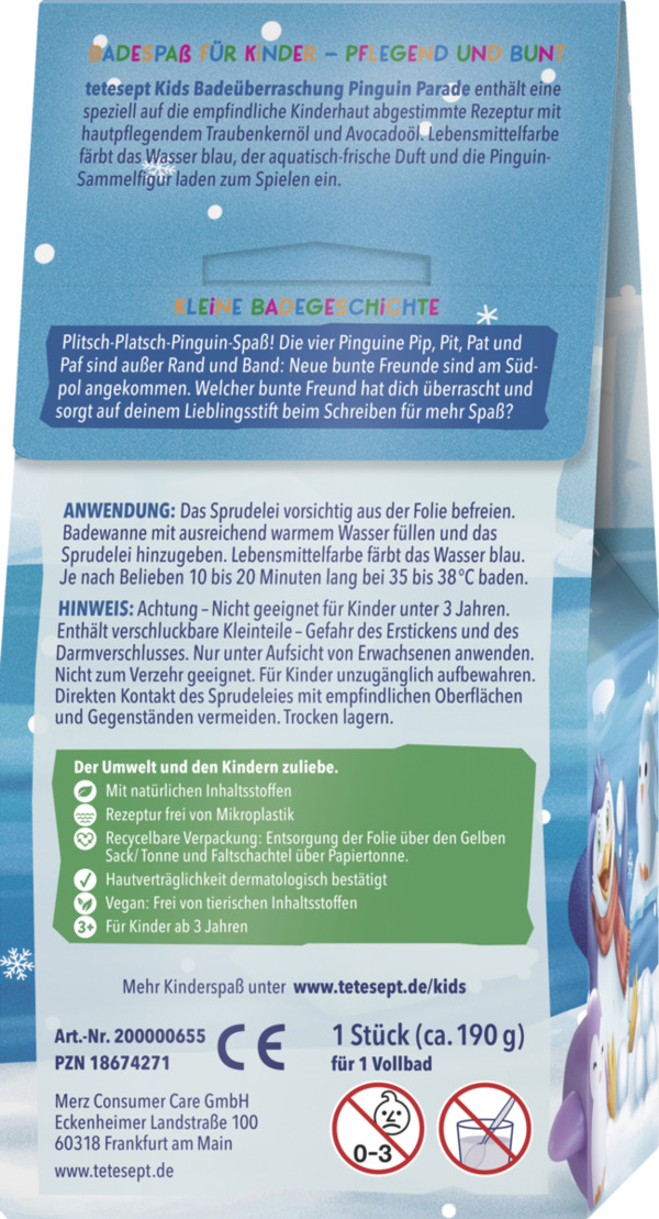 Bild 4 von tetesept Kids Badeüberraschung Pinguin Parade