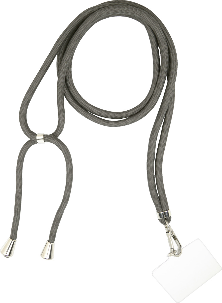 Bild 2 von IDEENWELT Handykette mit Pad grau/silber