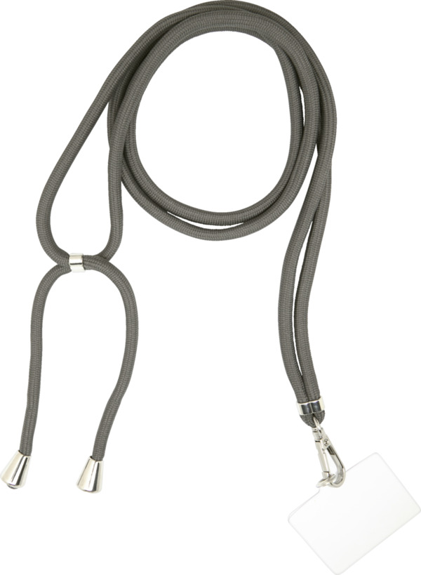 Bild 2 von IDEENWELT Handykette mit Pad grau/silber