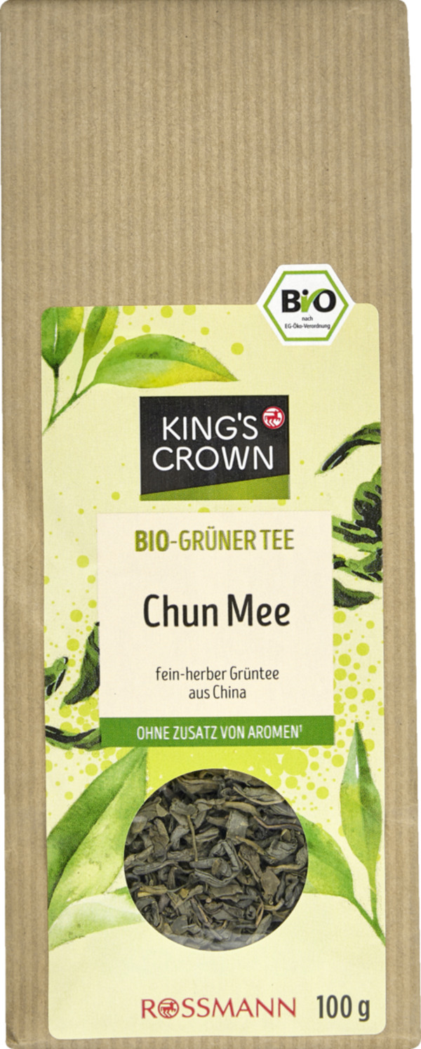 Bild 1 von KING'S CROWN Bio Grüner Tee Chun Mee