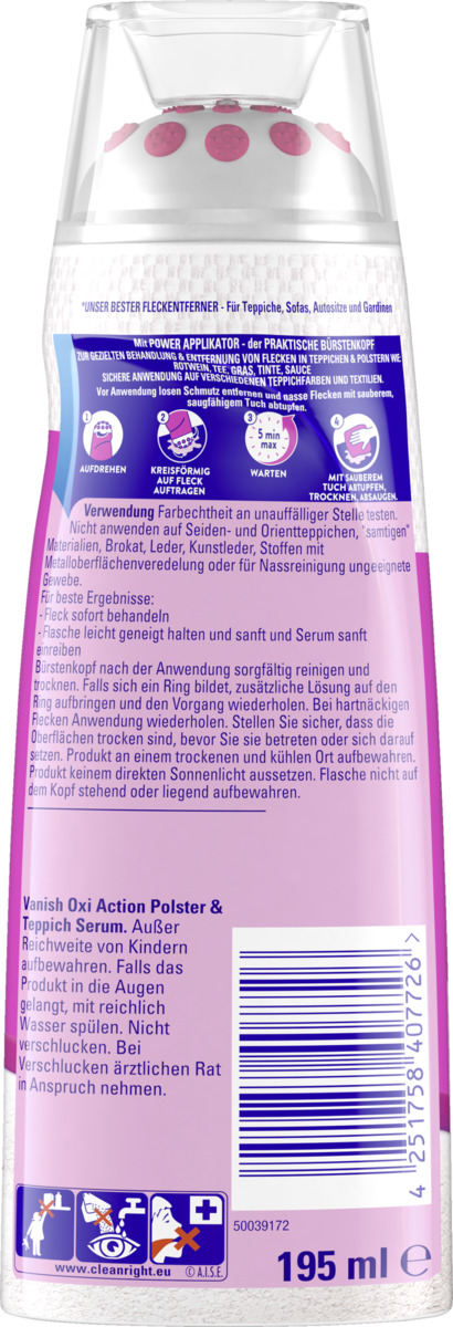 Bild 4 von Vanish Oxi Action Polster & Teppich Serum