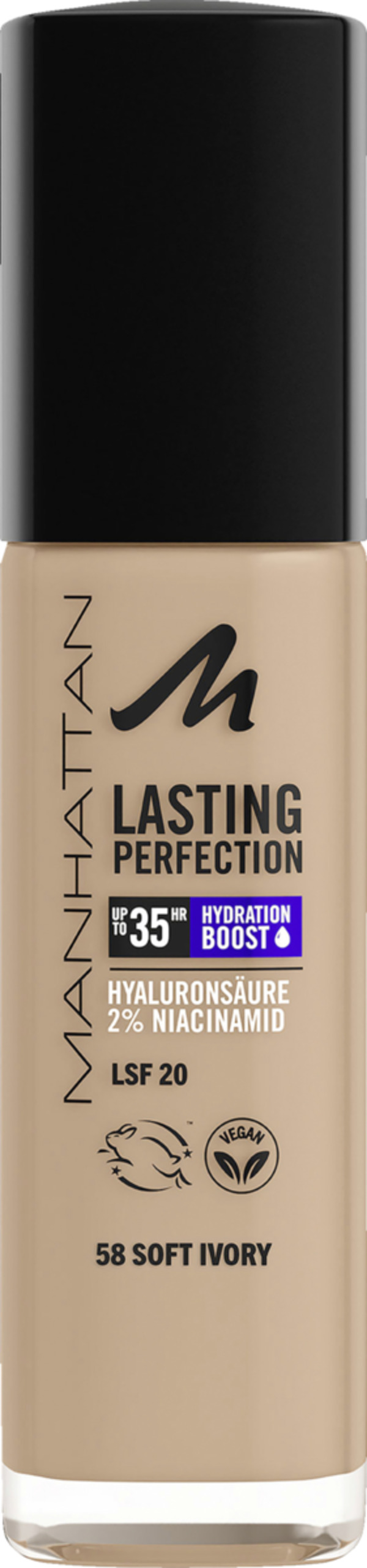 Bild 1 von Manhattan Lasting Perfection Foundation 58 Soft Ivory