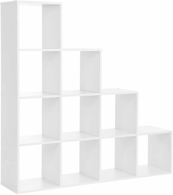 Bild 1 von VASAGLE Bücherregal mit 10 Würfeln, Weiß