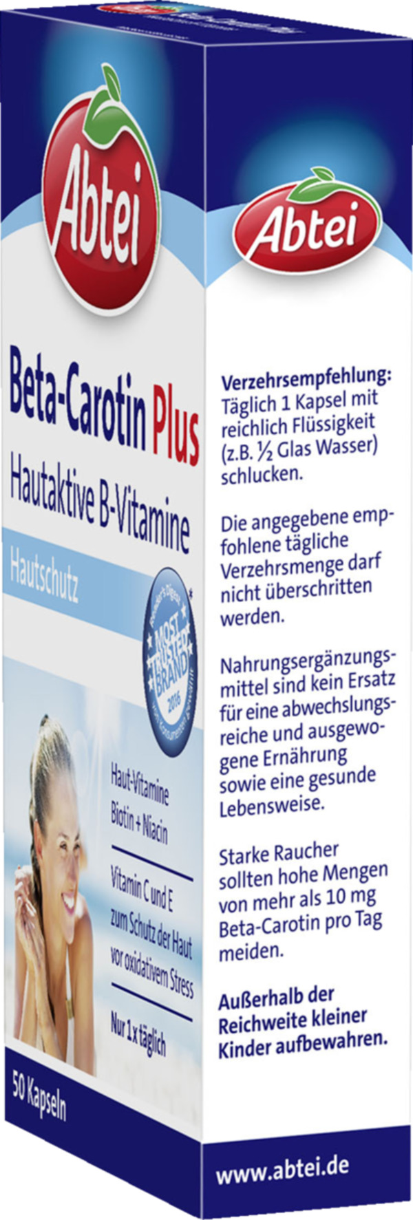 Bild 1 von Abtei Beta-Carotin Plus Kapseln 20.46 EUR/100 g