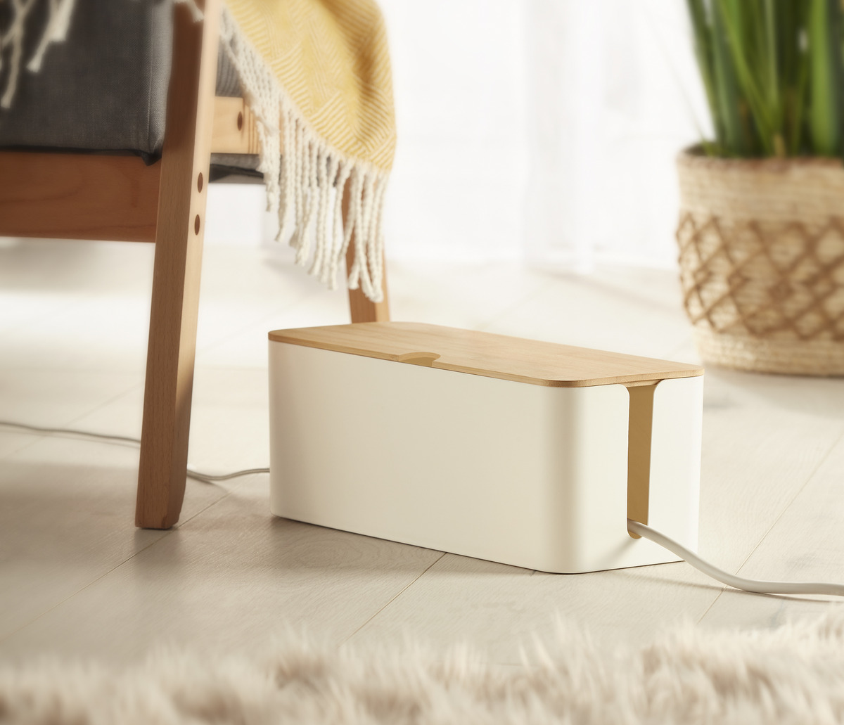 Bild 3 von IDEENWELT Kabelsammler weiß