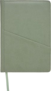 IDEENWELT Notizbuch A5 PU Leder Softcover grün
