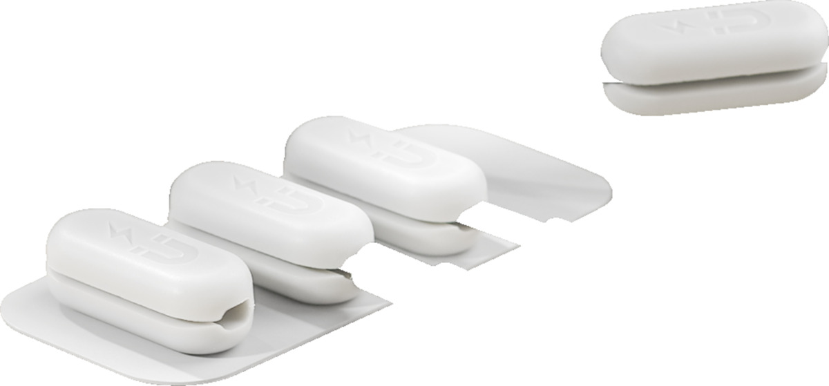 Bild 2 von IDEENWELT Magnetischer Kabelhalter weiß