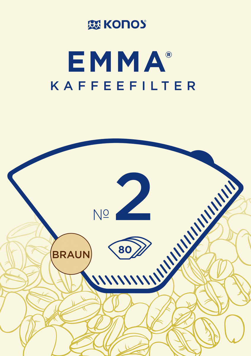 Bild 1 von EMMA Kaffeefilter braun Gr. 2
