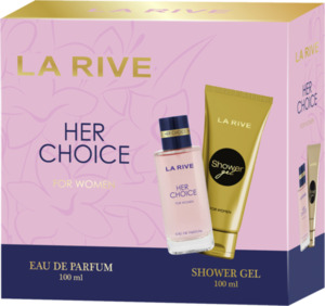 LA RIVE La Rive Geschenkset Her Choice 100ml EDP + 100ml Dusche