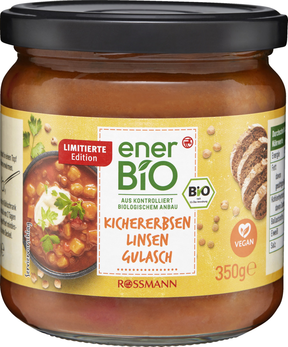Bild 1 von enerBiO Kichererbsen-Linsen-Gulasch