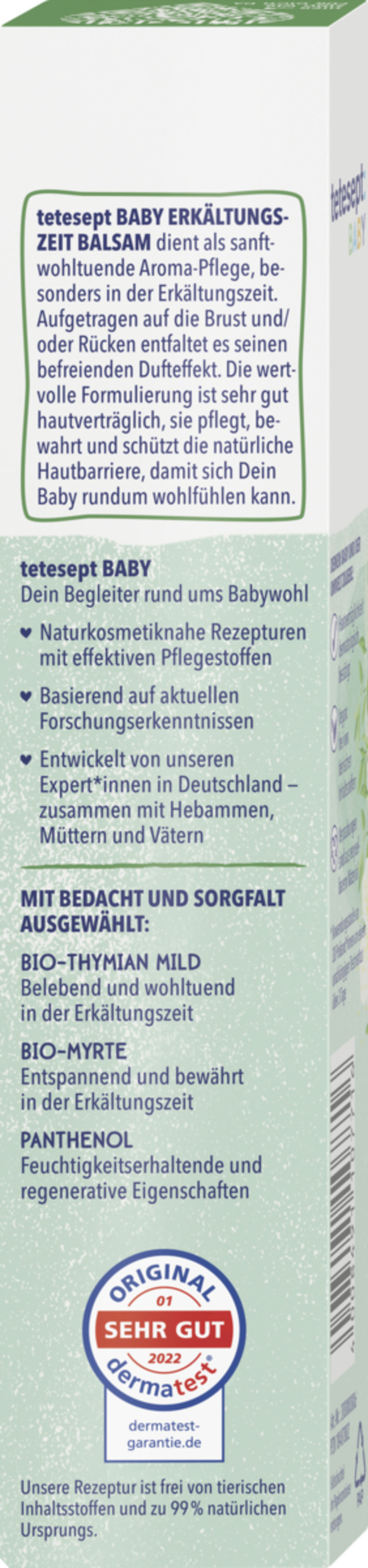 Bild 4 von tetesept Baby Erkältungszeit Balsam