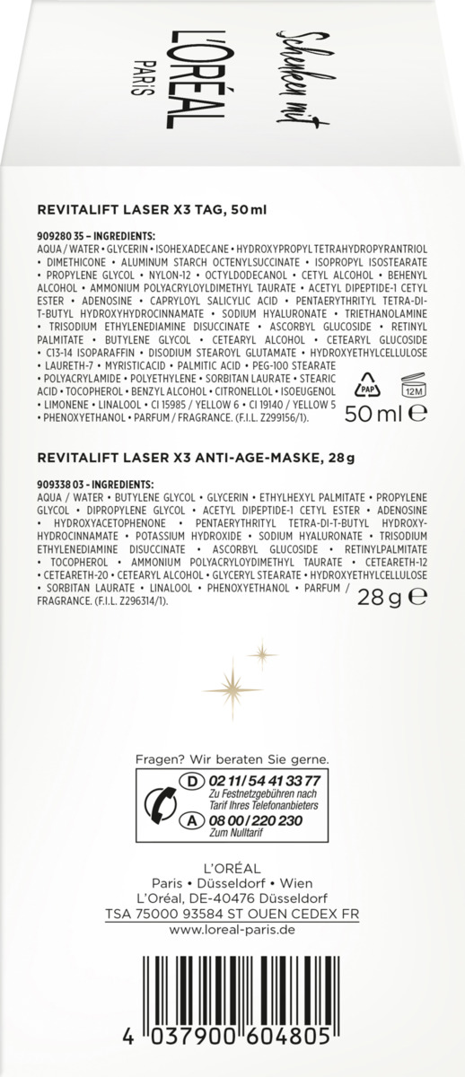 Bild 2 von L’Oréal Paris Revitalift Laser X3 Anti-Age Geschenkset